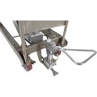 Table &eacute;l&eacute;vatrice hydraulique manuelle &agrave; ciseaux, 47" lo x 24" la, Partiellement en acier inoxydable, Capacit&eacute; 2000 lb Cantin et fils