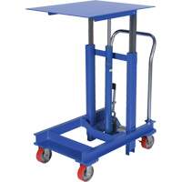 Table &eacute;l&eacute;vatrice, 30" lo x 24" la, Acier, Capacit&eacute; 2000 lb Cantin et fils