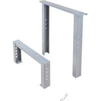 Pattes d'&eacute;tabli pour service industriel, Acier, 24" p x 34" h, Simple Cantin et fils