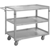 Industrial Grade Shelf Cart, 3 Tiers, 16-3/4" W x 34" H x 30-7/16" D, 600 lbs. Capacity Cantin et fils
