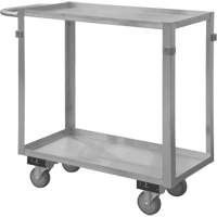 Industrial Grade Shelf Cart, 2 Tiers, 16-3/4" W x 34" H x 36-7/16" D, 600 lbs. Capacity Cantin et fils