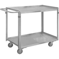 Industrial Grade Shelf Cart, 2 Tiers, 16-3/4" W x 34" H x 36-7/16" D, 600 lbs. Capacity Cantin et fils