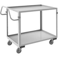 Industrial Grade Shelf Cart, 2 Tiers, 22-1/2" W x 36-1/2" H x 42-7/16" D, 600 lbs. Capacity Cantin et fils