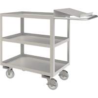 Industrial Grade Order Picking Cart, 39" H x 18-1/8" W x 45" D, 3 Shelves, 1200 lbs. Capacity Cantin et fils