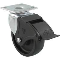 Roulette Emaxx RollX, Pivotant avec frein, 4" (101,6 mm), Nylon, 1200 lb (544,3 kg) Cantin et fils