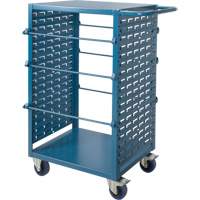 Chariot mobile pour mat&eacute;riaux bobin&eacute;s, Acier, 6 Montants, 21" la x 48" h x 38" p, Capacit&eacute; de 1200 lb Cantin et fils