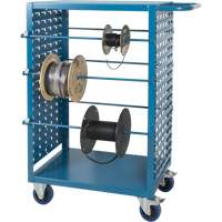 Chariot mobile pour mat&eacute;riaux bobin&eacute;s, Acier, 6 Montants, 21" la x 48" h x 38" p, Capacit&eacute; de 1200 lb Cantin et fils