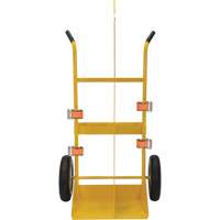 Welding Cylinder Torch Cart, Foam-Filled Wheels, 23-13/16" W x 22-13/16" L Base, 500 lbs. Cantin et fils