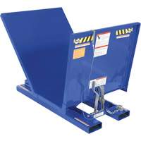 Open Sided Hopper, Steel, 1 cu.yd., Blue Cantin et fils