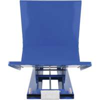 Open Sided Hopper, Steel, 1 cu.yd., Blue Cantin et fils