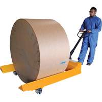 Transpalette pour mat&eacute;riaux en rouleaux, Acier, 48" lo x 7,5" la, Capacit&eacute; 4000 lb Cantin et fils