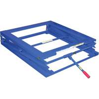 Support de palette ajustable, 42-1/2" lo x 40" la, Capacit&eacute; 5000 lb Cantin et fils