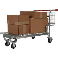 Nestable Wire Cart, Steel, 28-3/4" x 37-1/16" x 59-5/8", 275 lbs. Capacity Cantin et fils