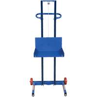 Plateforme &eacute;l&eacute;vatrice &agrave; profil bas pour charge l&eacute;g&egrave;re, M&eacute;canisme Treuil manuel, Capacit&eacute; de 400 lb, Levage max de 55" Cantin et fils