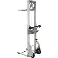Appareil de levage portatif en aluminium, M&eacute;canisme Pompe au pied, Capacit&eacute; de 200 lb, Levage max de 61" Cantin et fils