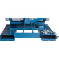 Self-Dumping Hopper, Polyethylene, 1-1/10 cu.yd, Grey Cantin et fils