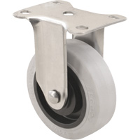 Roulette 2309, Fixe, 4" (101,6 mm), Gris Envirothane, 350 lb (158,8 kg) Cantin et fils