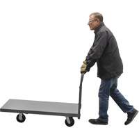 Platform Truck, 48" L x 24" W, 2000 lbs. Capacity, Rubber Casters Cantin et fils