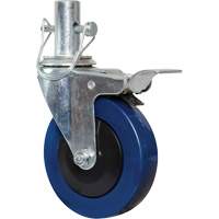 Mini roulette de 4" avec goupille verrouillable Cantin et fils