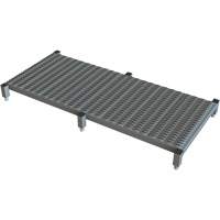 Plateforme de travail en une &eacute;tape &agrave; hauteur r&eacute;glable, 24" la x 59" pr, Capacit&eacute; de 800 lb, Enti&egrave;rement soud&eacute; Cantin et fils