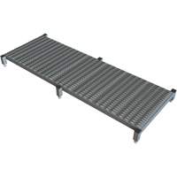 Plateforme de travail en une &eacute;tape &agrave; hauteur r&eacute;glable, 24" la x 71" pr, Capacit&eacute; de 800 lb, Enti&egrave;rement soud&eacute; Cantin et fils