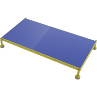Plateforme de travail en une &eacute;tape &agrave; hauteur r&eacute;glable, 24" la x 48" pr, Capacit&eacute; de 800 lb, Enti&egrave;rement soud&eacute; Cantin et fils