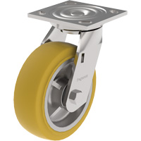 21 Series Medium-Duty Caster, Rigid, 4" (101.6 mm), Urethane, 700 lbs. (317 kg.) Cantin et fils