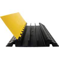 Powerhouse Heavy-Duty Straight Cable Protector, 3 Channels, 36" L x 19.75" W x 3" H Cantin et fils