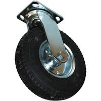 Roulette pneumatique pivotante pour chariot &agrave; plateforme Cantin et fils