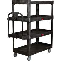 Heavy-Duty Ergo Utility Cart, 4 Tiers, 24-1/4" x 62-2/5" x 54-1/10", 700 lbs. Capacity Cantin et fils