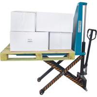 L&egrave;ve-palette manuel &agrave; ciseaux, 20-1/4" lo x 45-1/4" la, Acier, Capacit&eacute; de 3300 lb Cantin et fils