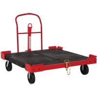 Towable Pallet Cart, 54-1/2" L x 51" W, 2500 lbs. Cap., Polyolefin Wheels Cantin et fils
