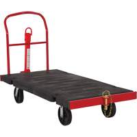 Towable Platform Cart, 64-1/4" L x 30-1/2" W, 2500 lbs. Cap., Polyolefin Wheels Cantin et fils