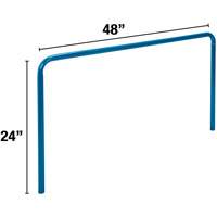 Support vertical de 24" x 48" pour chariot &agrave; panneaux Cantin et fils