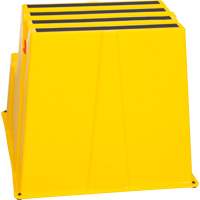 Escabeau industriel, 2 marches, 26" x 22-7/16" x Hauteur 19-11/16" Cantin et fils