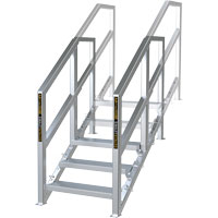 Escalier Smartstairs t&eacute;lescopique &agrave; 3-5 marches en aluminium Cantin et fils