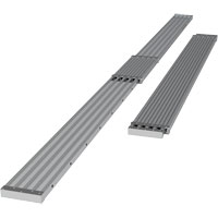 Planche de travail t&eacute;lescopique, 204" la x 12" pr, Capacit&eacute; de 250 lb, D&eacute;mont&eacute; Cantin et fils