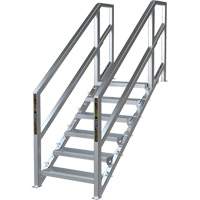 Syst&egrave;me d'escalier modulaire pour la construction de 6-10 marches SmartStairs, 75" ha Cantin et fils