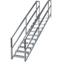Syst&egrave;me d'escalier modulaire pour la construction de 11-16 marches SmartStairs, 120" ha Cantin et fils