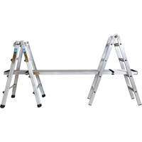 Telescoping Multi-Position Ladder, Aluminum, 300 lbs., CSA Grade 1A Cantin et fils