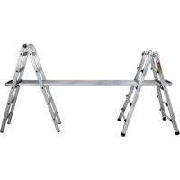 Telescoping Multi-Position Ladder, Aluminum, 300 lbs., CSA Grade 1A Cantin et fils