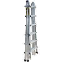 Telescoping Multi-Position Ladder, Aluminum, 300 lbs. Cantin et fils