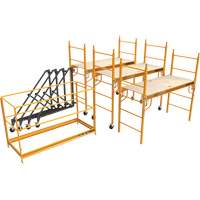Trousse compl&egrave;te de tour d'&eacute;chafaudage pour cloison s&egrave;che de 18', 122" p x 236" h Cantin et fils