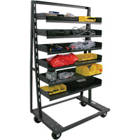 Single-Sided Heavy Duty A-Frame Cart with 6 Trays, 38" x 25" x 63", 2500 lbs. Capacity Cantin et fils