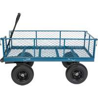 Wagon with Drop Sides, 24" W x 48" L, 800 lbs. Capacity Cantin et fils