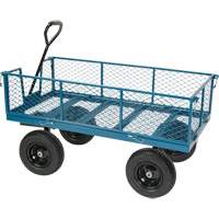 Wagon with Drop Sides, 24" W x 48" L, 800 lbs. Capacity Cantin et fils