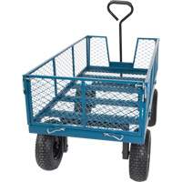Wagon with Drop Sides, 24" W x 48" L, 800 lbs. Capacity Cantin et fils