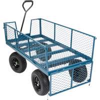 Wagon with Drop Sides, 24" W x 48" L, 800 lbs. Capacity Cantin et fils