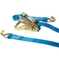 Ratchet Strap, J-Hook, 13' W x 1" L, 167 lbs. (76 kg) Working Load Limit Cantin et fils