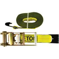 Tendeur d'arrimage pour treuil, Crochet plat, 30' , 3" , Charge d'utilisation max. 5400 lb (2449 kg) Cantin et fils